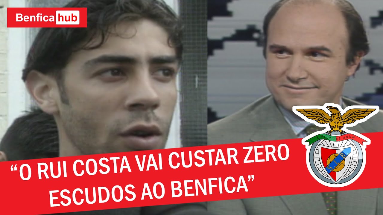 VALE E AZEVEDO PROMETE O REGRESSO DE RUI COSTA AO BENFICA (1996)