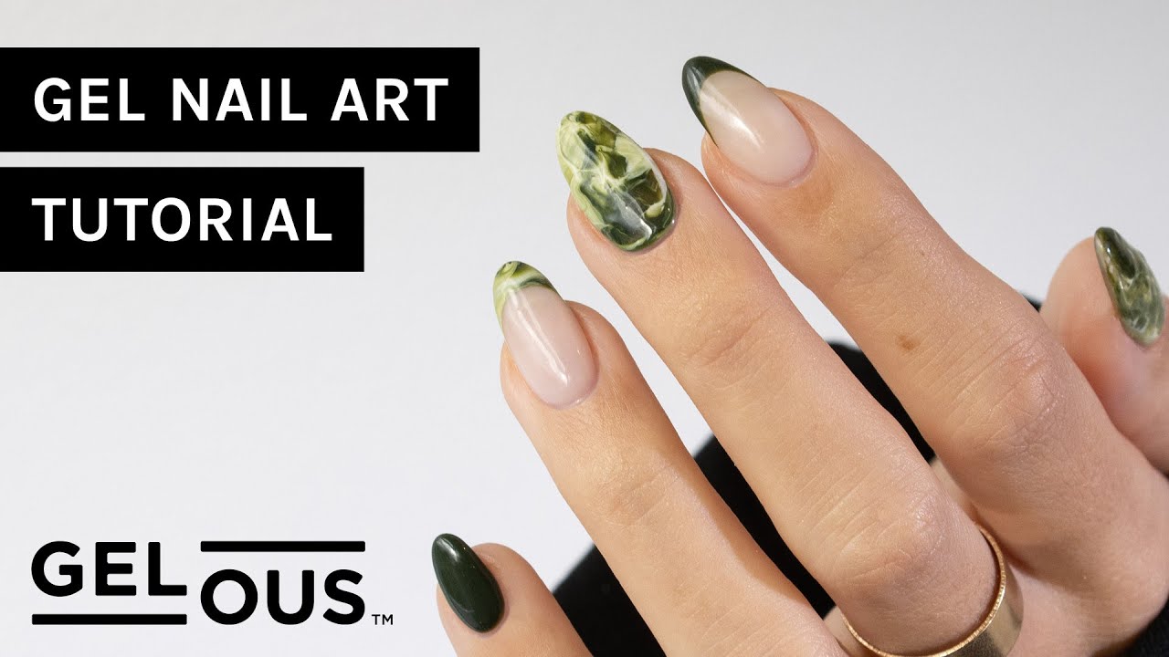 How To Create Easy Marble Nail Art Using Silicone Nail Stamper | Tutorial | Gelous Gel Nail Polish