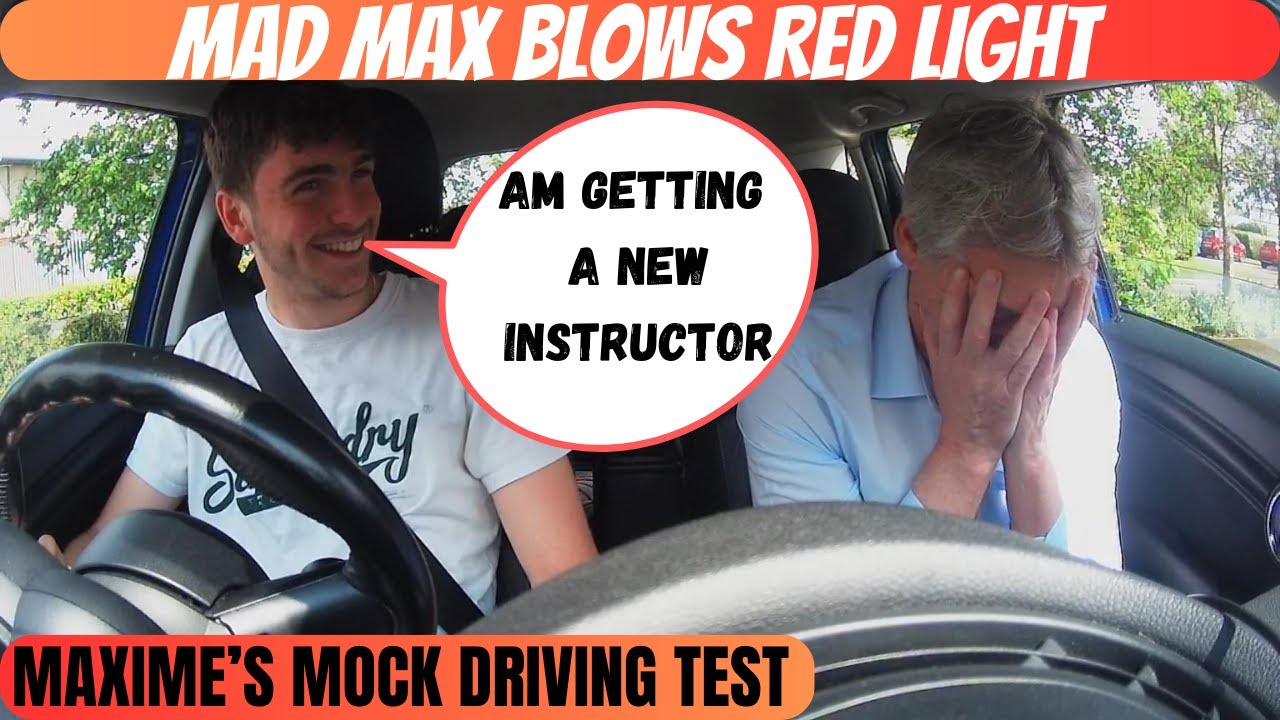 UK Mock Driving Test for Maxime. Max is going For the £500