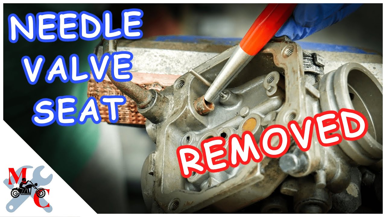VIRAGO 535 NEEDLE VALVE SEAT REMOVAL TUTORIAL | How to remove the needle seat from the carbs