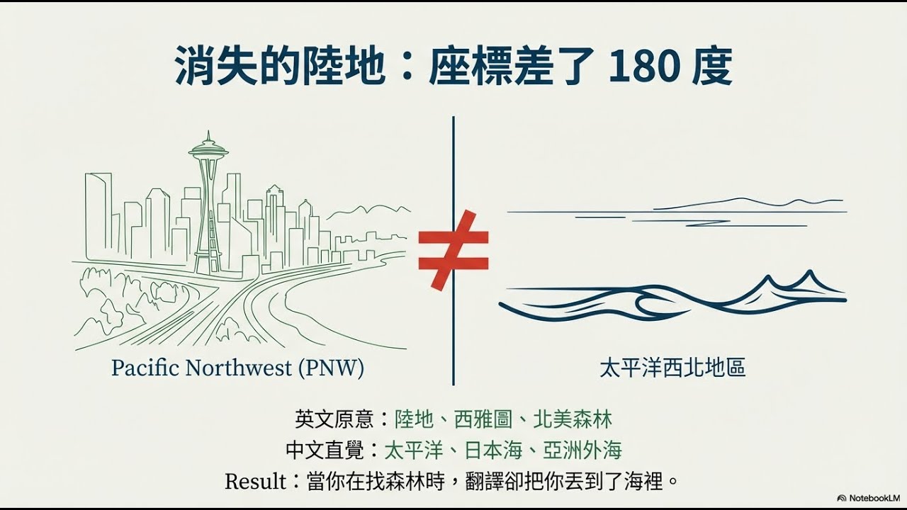 【PNW翻譯認知債】誰偷走了我的座標系？