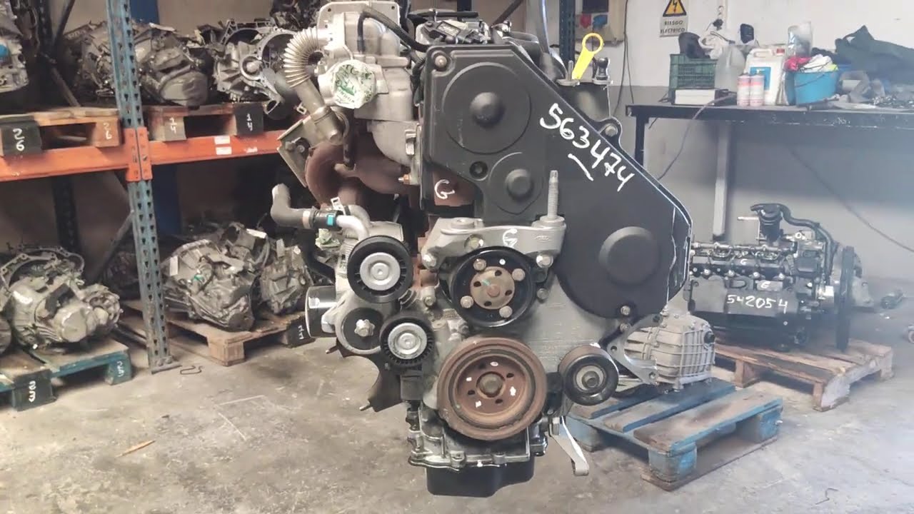 Motor Ford Focus 1.8 TDCi del año 2007 con referencia KKDA. Numero de pieza 563474
