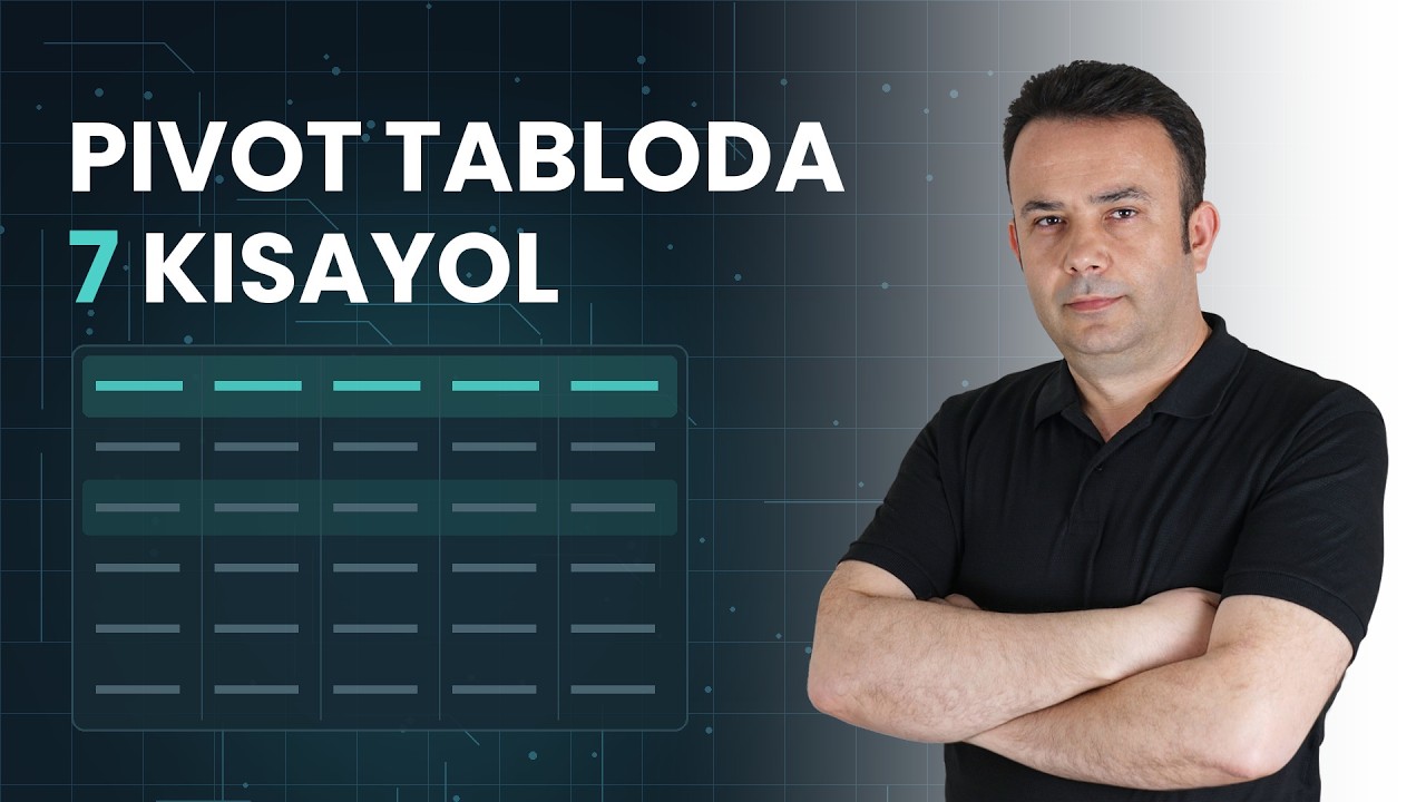 Excel Pivot Tabloda Bilmediğiniz 7 Kısayol – Çok Zaman Kazanıyorsunuz!
