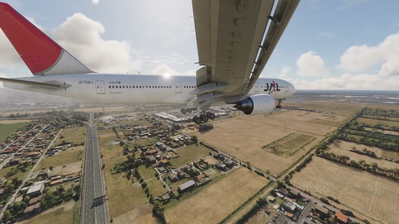 Они приземлились ВОТ ЭТО? Самолет Japan Airlines B777 прибывает в Рим! ✈️