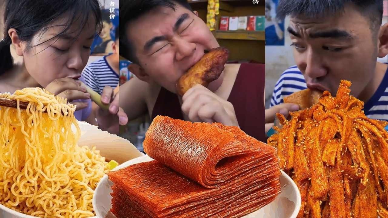 These snacks are the favorites of those born in the 1980s!这些零食是80后们的最爱！小时候妈妈不让我吃的零食 #零食#小卖部#辣条