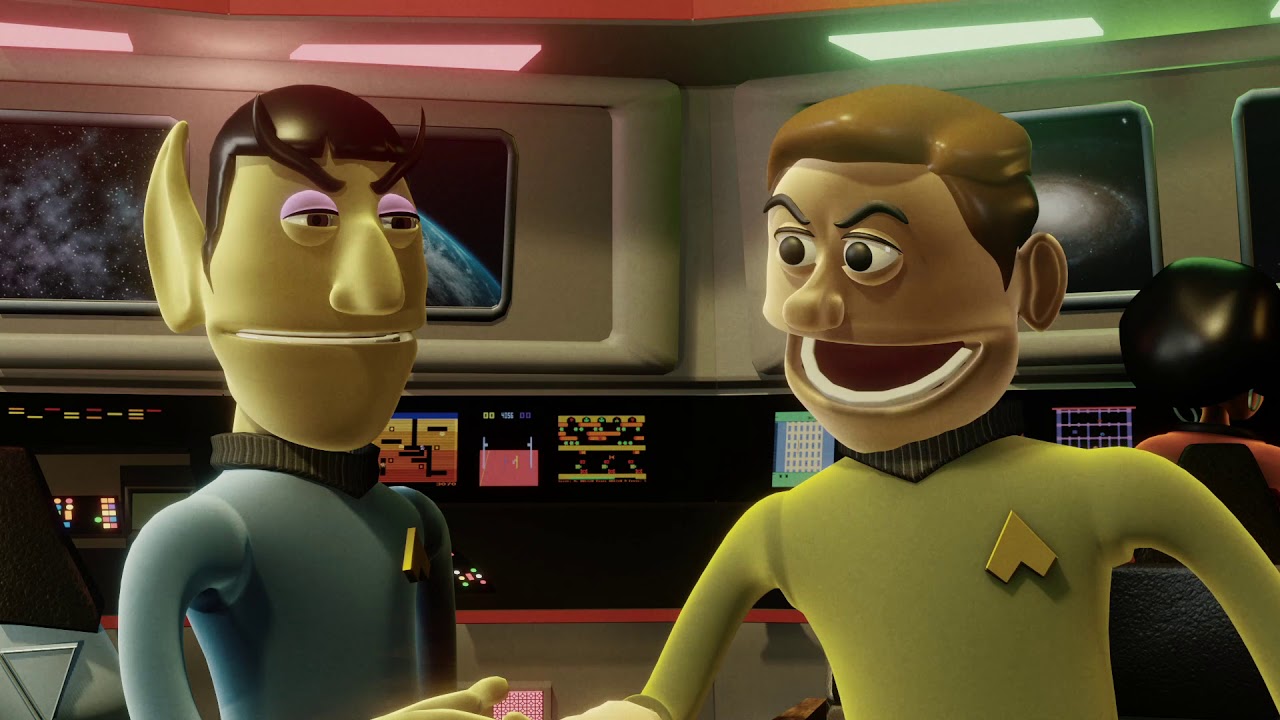 Stalled Trek: All Ahead Full &mdash;An Animated Puppet Parody by Mark R. Largent