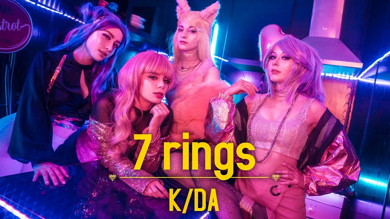 ARIANA GRANDE - 7 rings K/DA [cosplay music video]