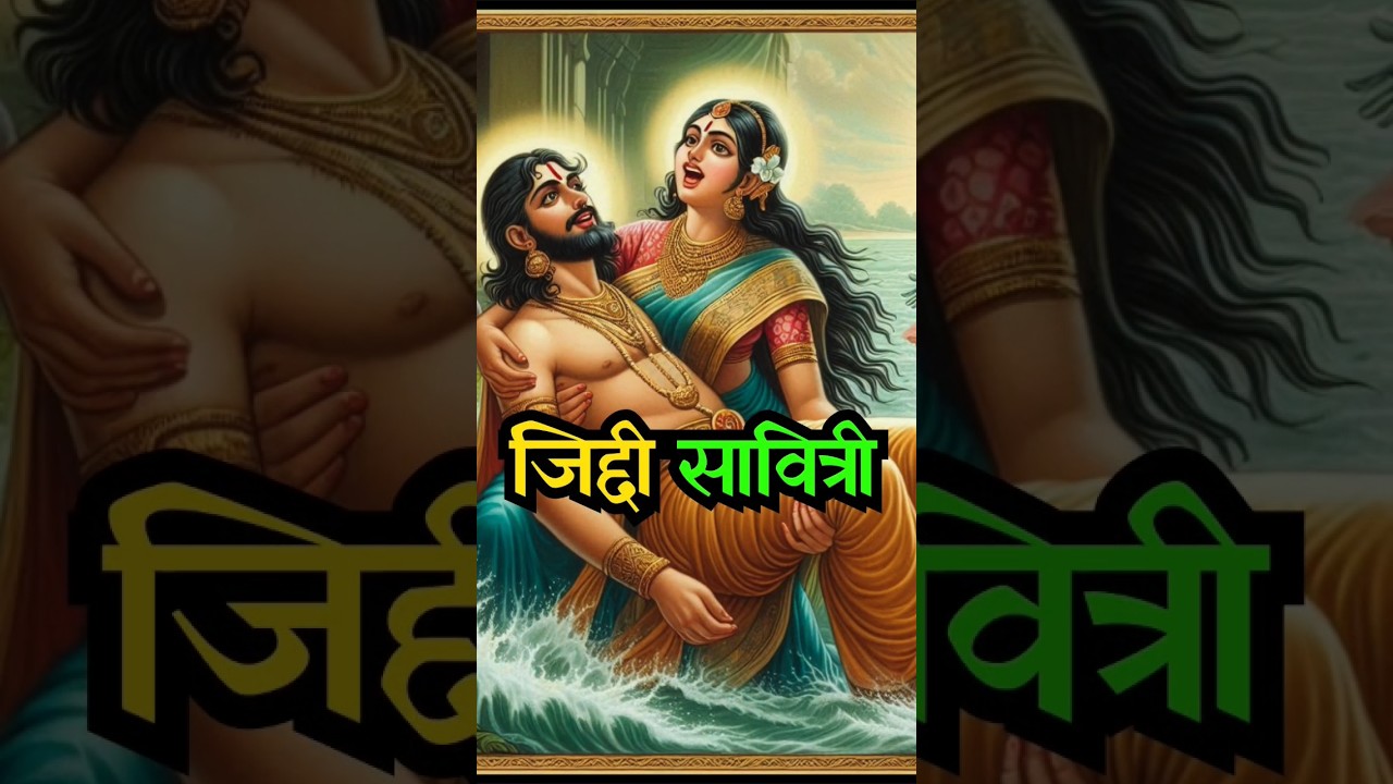 The stubbornness of Sati Savitri 💪| savitri satyavan story || #ancient #hinduism #yamraj #shortsf...