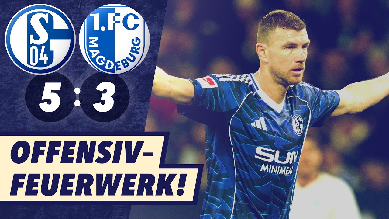 Dzeko Dzeko Dzeko! Schalke schießt Magdeburg aus der Arena und bleibt Tabellenführer