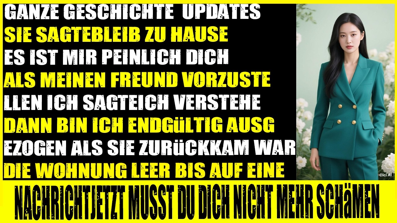 Sie sagte: „Bleib zu Hause. Es ist mir peinlich, dich als Freund vorzustellen Ich sagte Ich verstehe