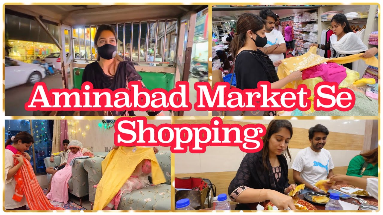 Shopping from Lucknow&rsquo;s Aminabad Market| 2nd Caterer Ke Saath Food Tasting | Bahut Kha Liya🙈