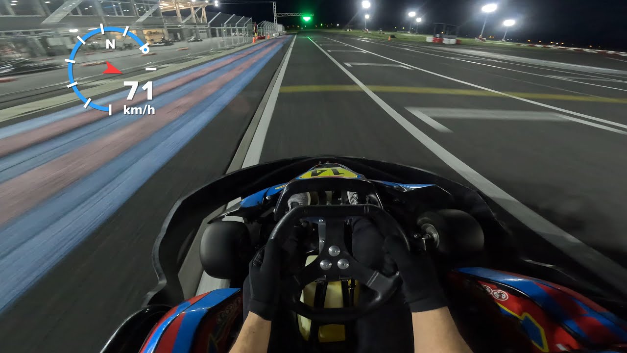Prejmer Raceway | Karting | Driver | POV | Night Session | 4K