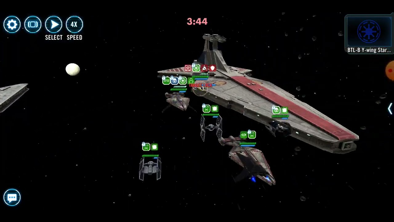 [Fleet] Chimaera (Scythe, ITF, Vader) vs. Negotiator (ETA, Marauder, Y-Wing): 70 banners