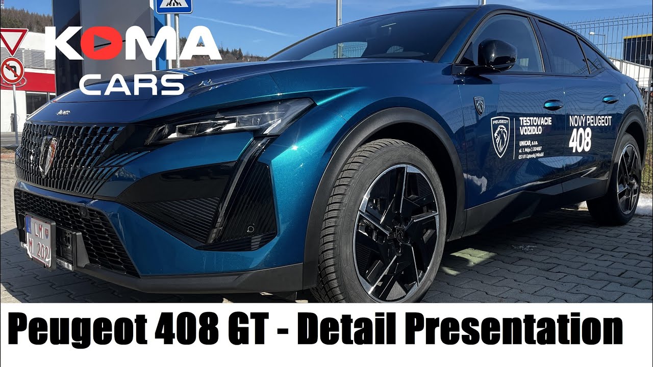 Peugeot 408 GT (2023) - Подробное руководство - Размеры, багажник, интерьер, экстерьер - Руководство