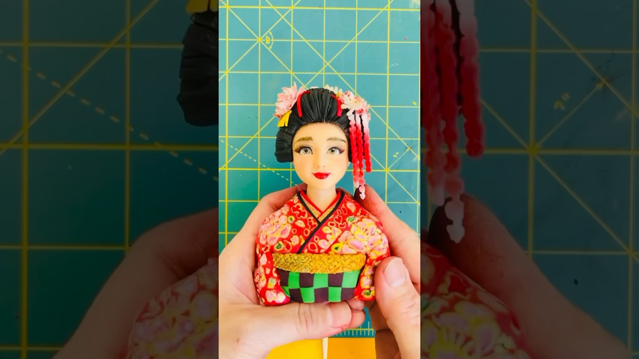 [Maiko-san] #mimicafeunion #figuremodeling #sculpting #sugarpaste #caketopper #cakedecorating
