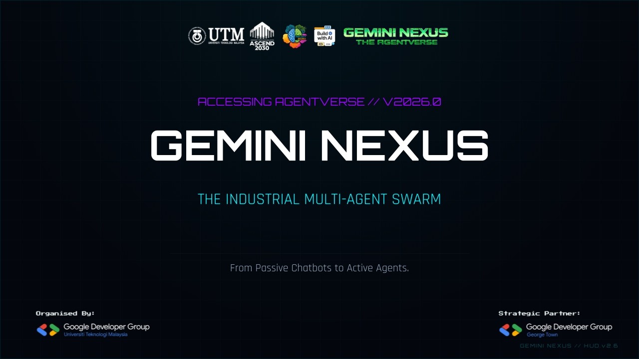 🚀 Build with AI 2026 | Gemini Nexus: The Agentverse — ft. Md Samiul Bashar Apon