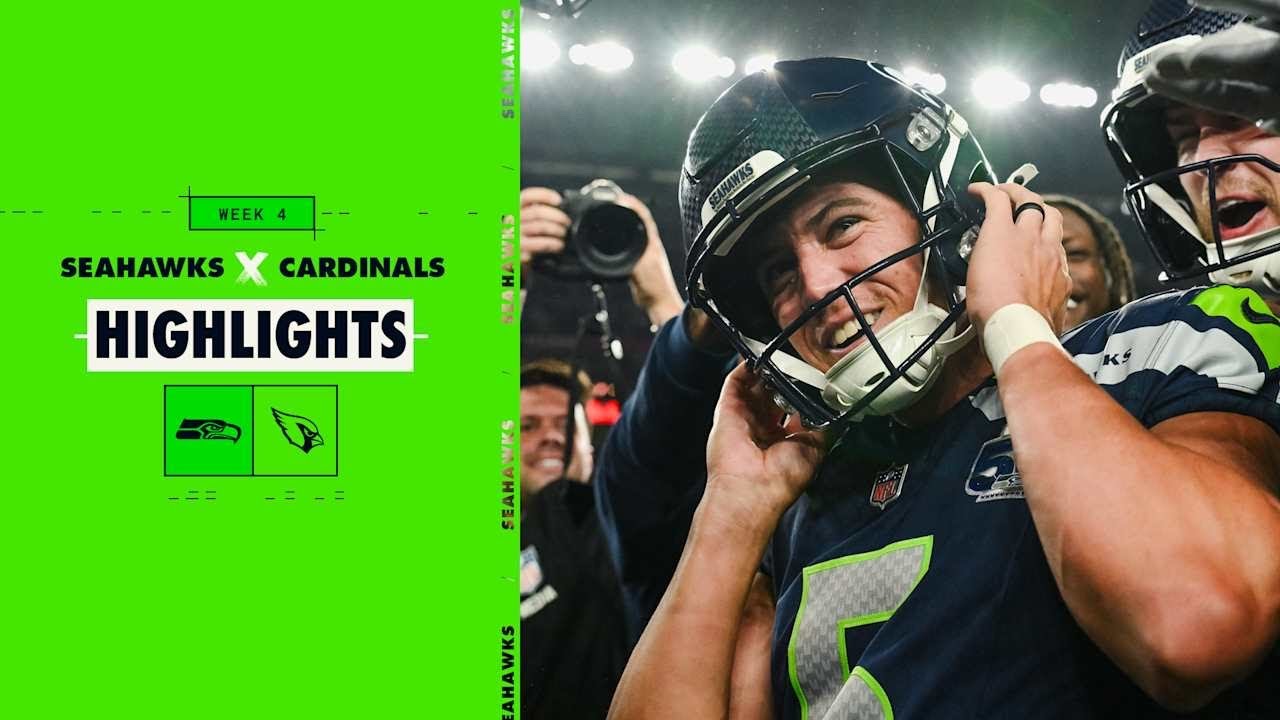 Seattle Seahawks at Arizona Cardinals Highlights | Week 4