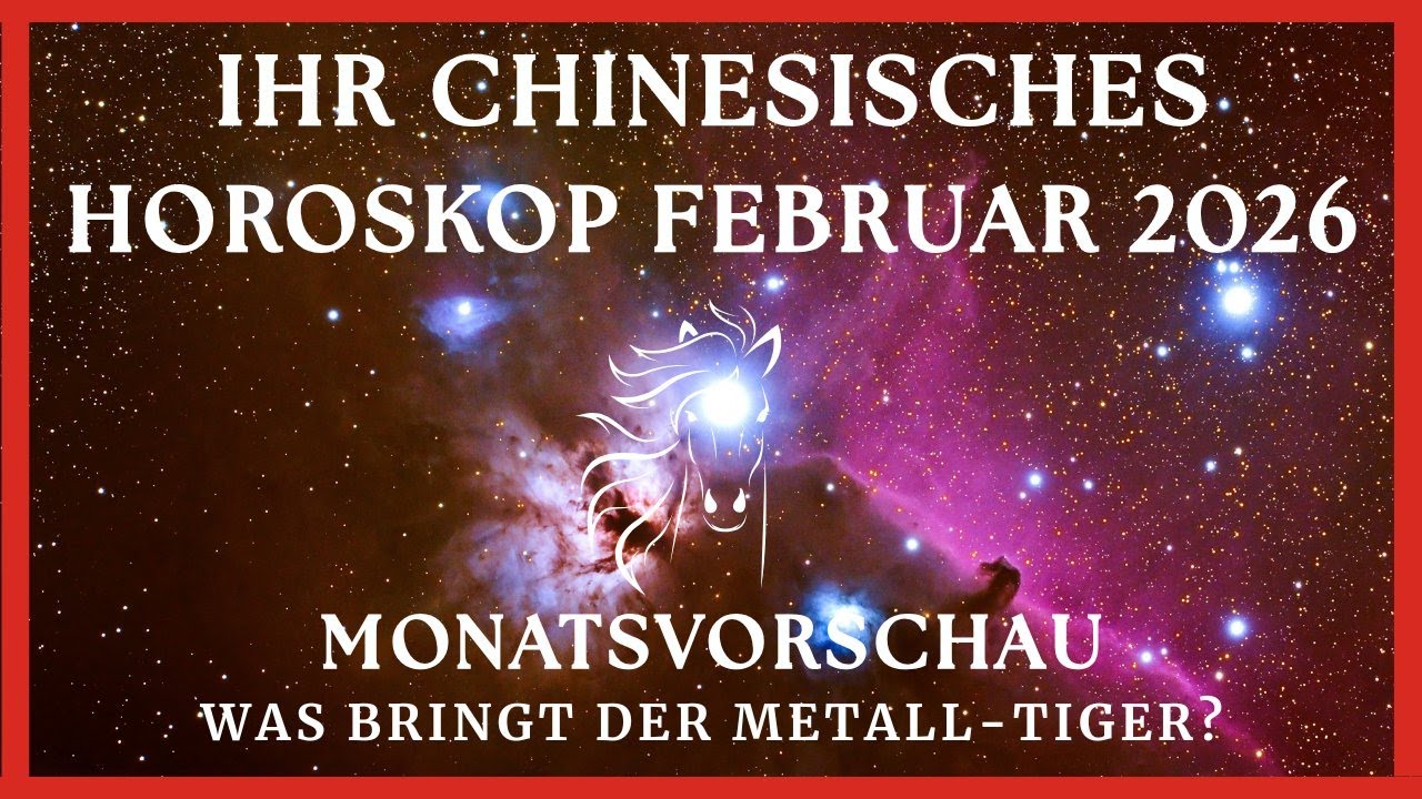 Der 1. Monat im Jahr des Feuer-Pferdes wird von einem Metall-Tiger geprägt. Hier die Monatsvorschau