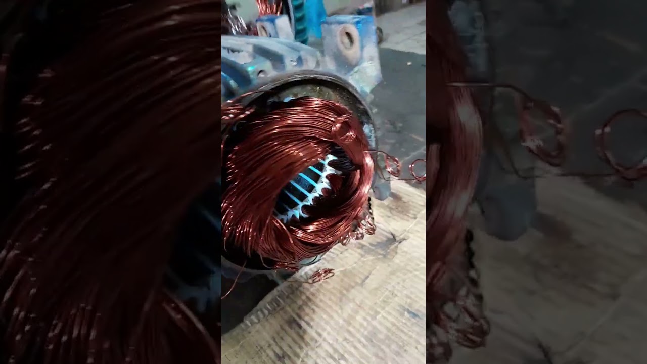 motor weg trifásico, 2 polos 5 cv. rebobinamento