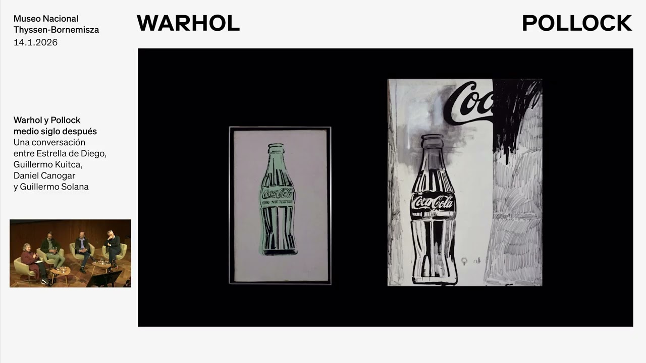 Warhol y Pollock medio siglo después