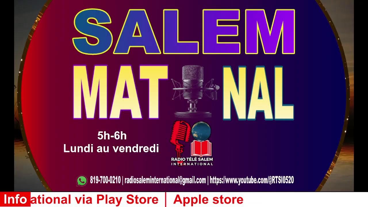 Salem Matinal│Mercredi 25 fevrier 2026 │Abonnez-vous et Partagez
