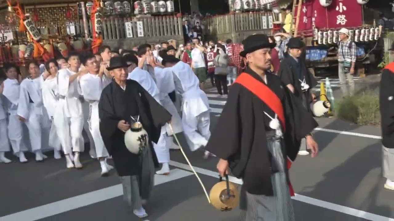 令和６年　千葉県佐倉市＜麻賀多神社＞例大祭　本社大神輿＝宮出・渡御（宮小路町）