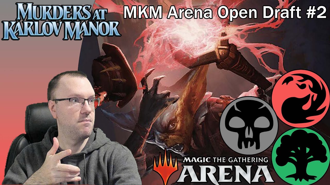 RB splashing for rares | Arena Open Day 2 Draft #2 | March 2-3 M*rder Karlov Manor (MKM) Draft