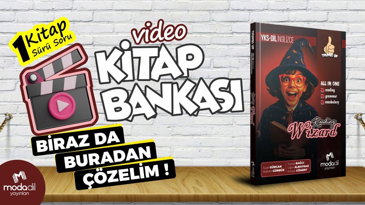 2026 YKS-DİL Video Kitap Bankası - Reading Wizard