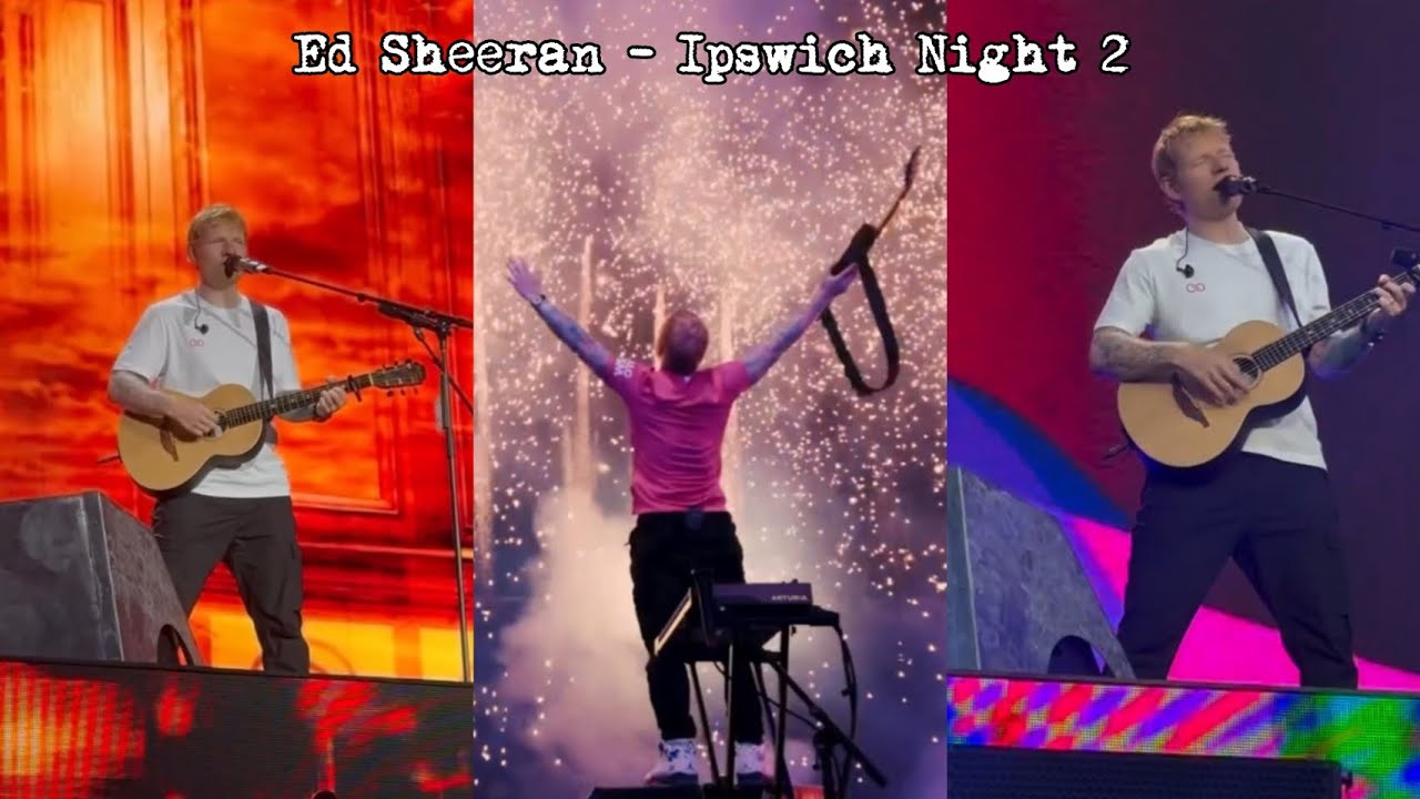 Ed Sheeran - Ipswich Night 2 🩷 Instagram Stories