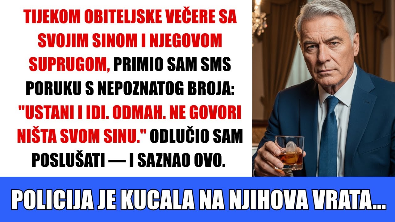 Tijekom večere sa svojim sinom primio sam SMS poruku: 