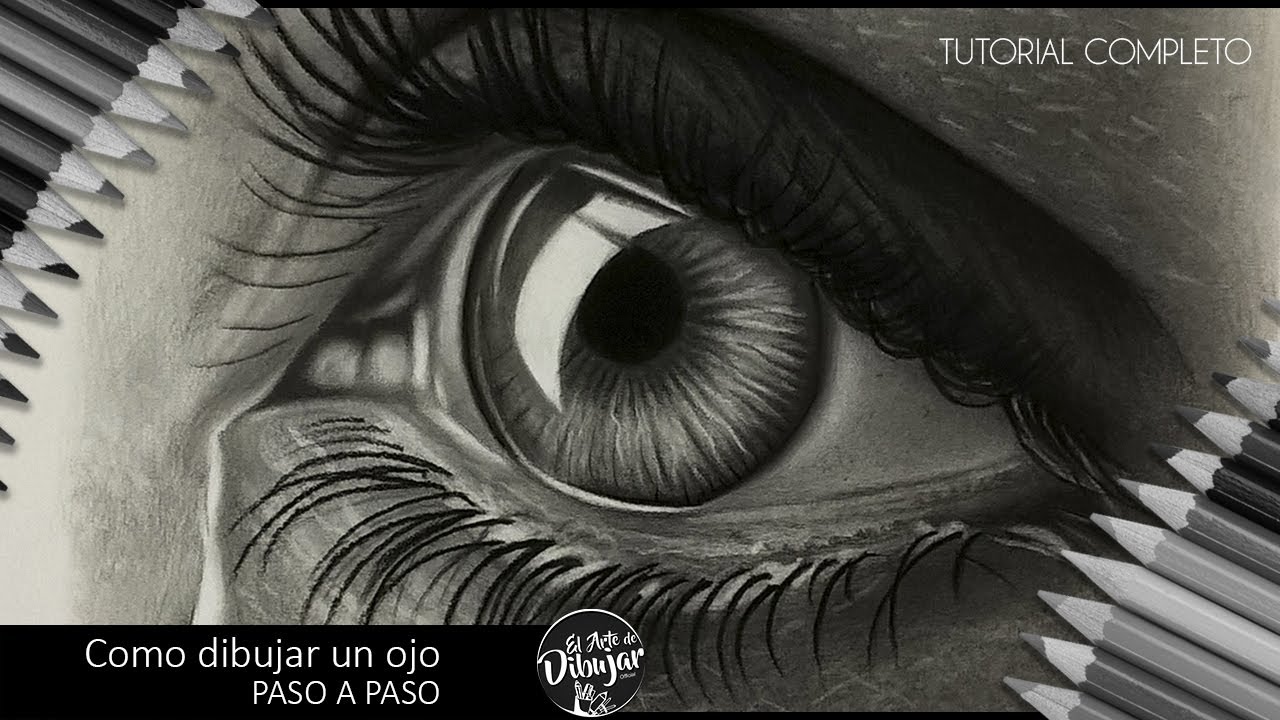 Como dibujar un ojo realista a lápiz paso a paso I How to draw eyes