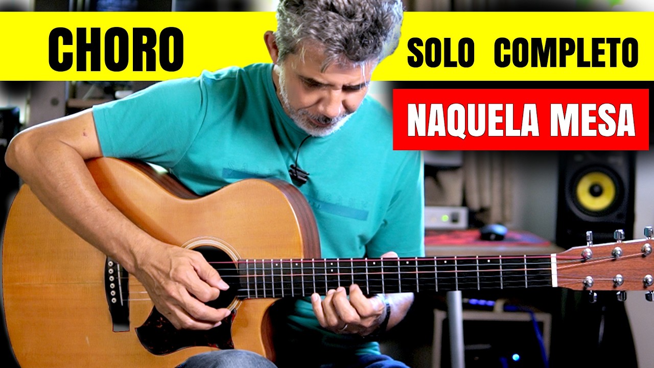Como Tocar o Solo No Violão ( NAQUELA MESA)  - Prof. Sidimar Antunes
