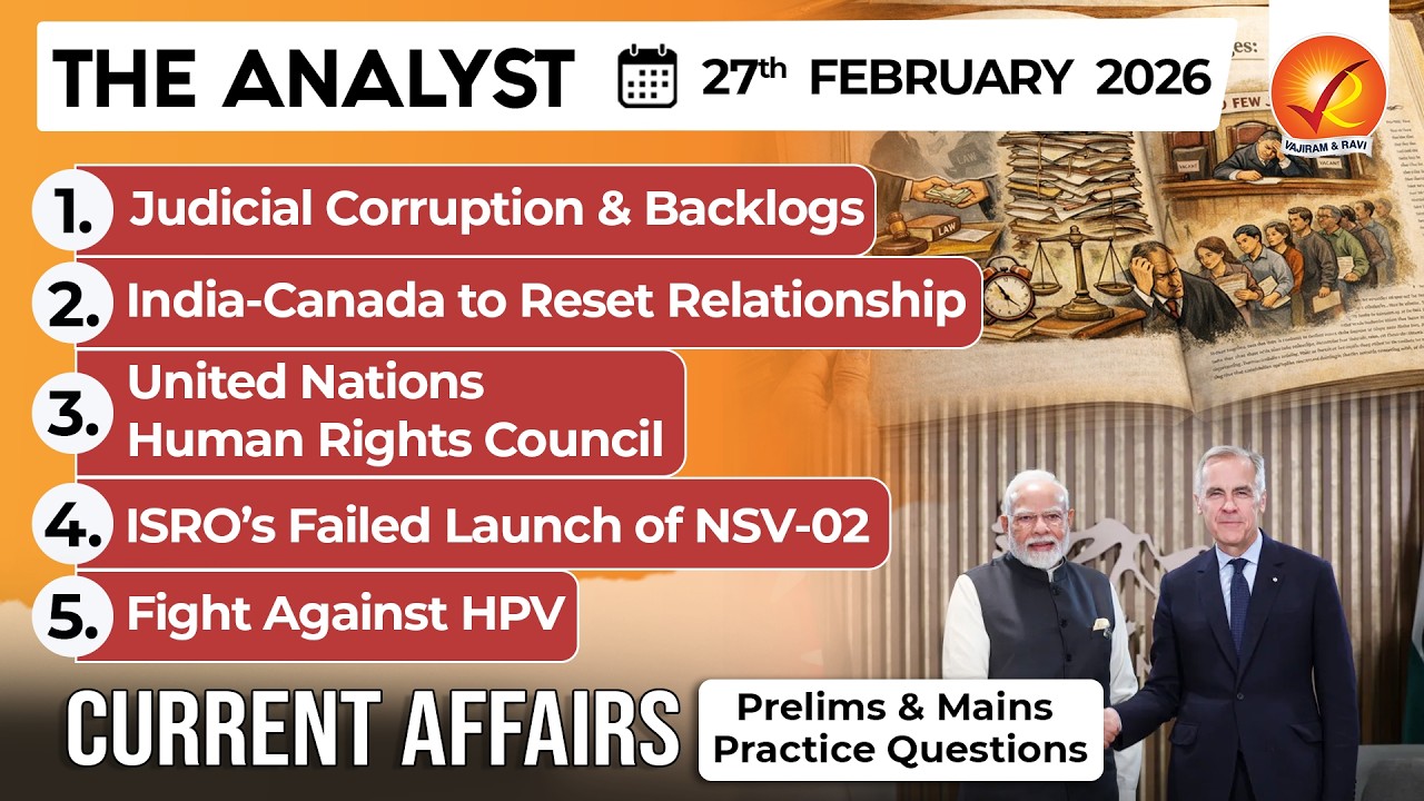 Current Affairs Today 27February 2026  UPSC Daily Current Affairs I The Hindu Analysis I The Analyst