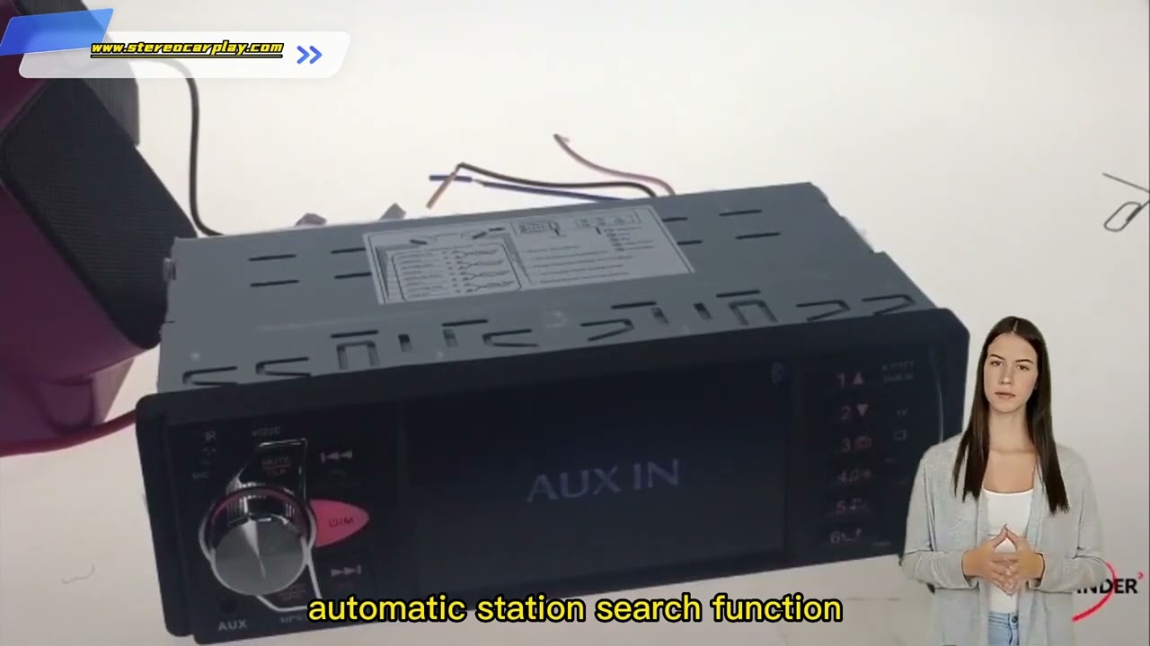 4022D Car Radio Music Player with Rear View Camera Support Bluetooth MP5/MP4/MP3/