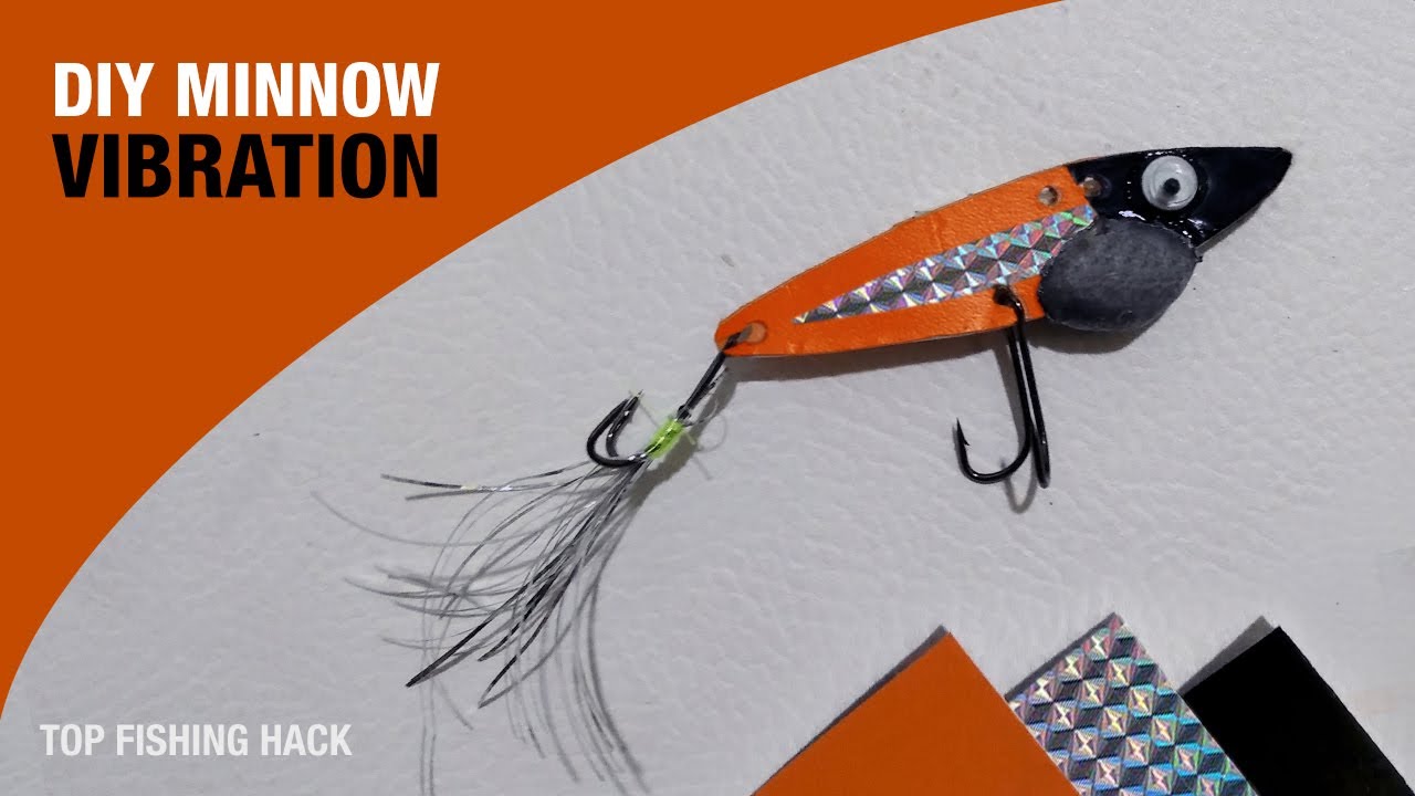 LURE MINNOW VIBRATION - DIY faça você essa isca