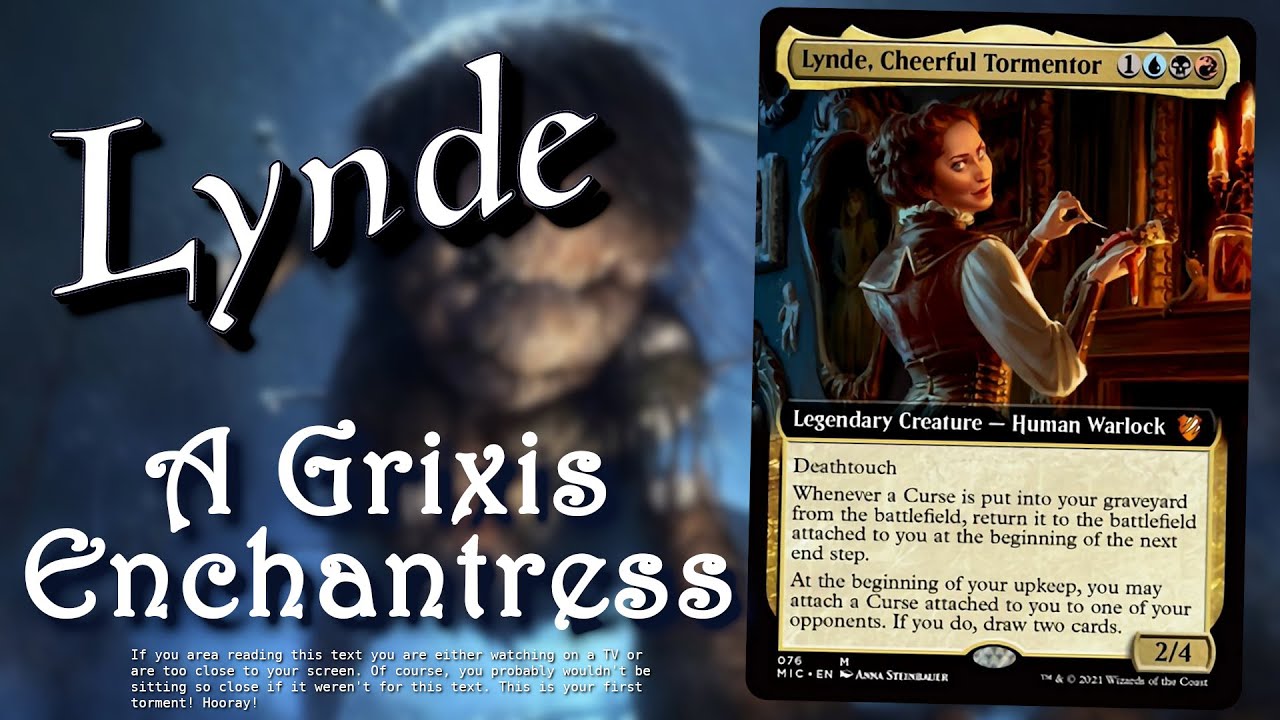 Lynde, Cheerful Tormentor | Curses, Enchantress-Aristocrats, Enchantocrats? | EDH/Commander Tech