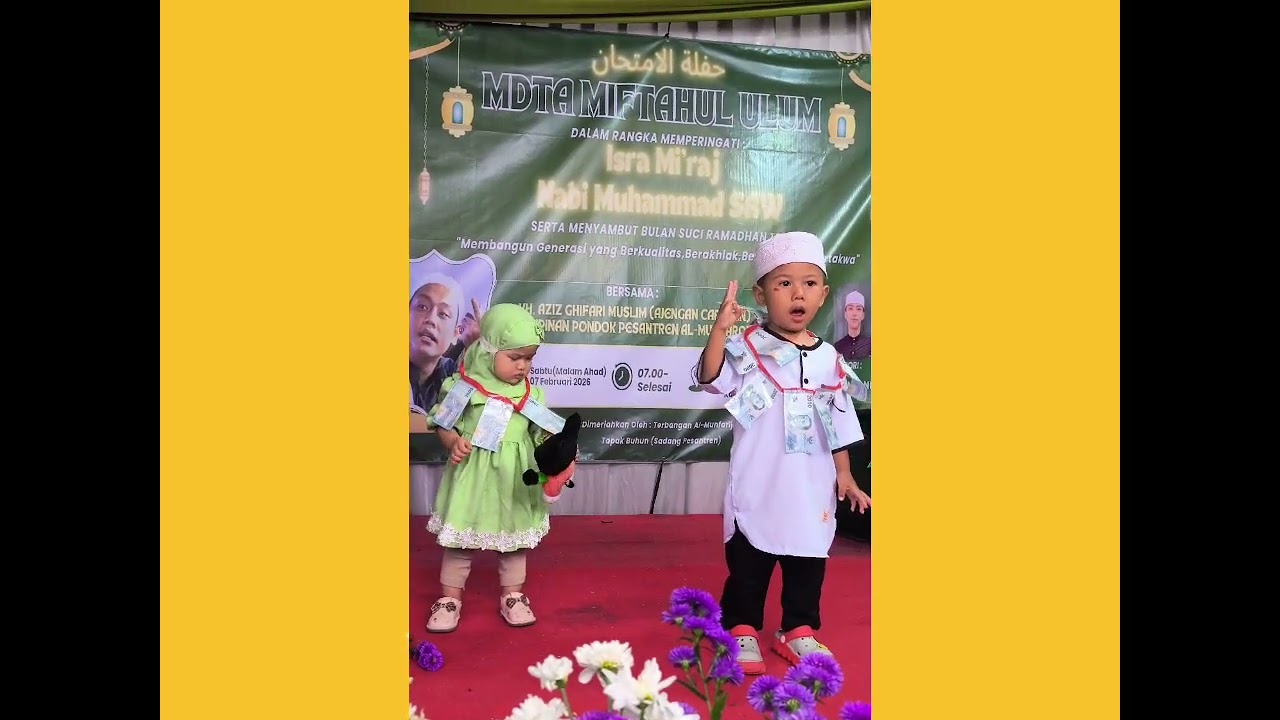 MASYAALLAH ANAK 1,5 TAHUN SUDAH BERANI  TAMPIL DI PANGGUNG🫣|MENARI LAGU ANAK - ANAK ISLAMI 