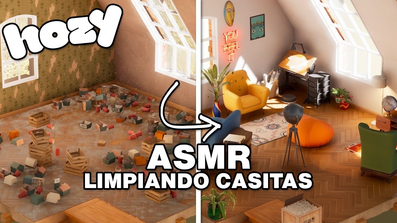 ASMR ✨Acompáñame a limpiar y transformar esta habitación 🧼 Hozy