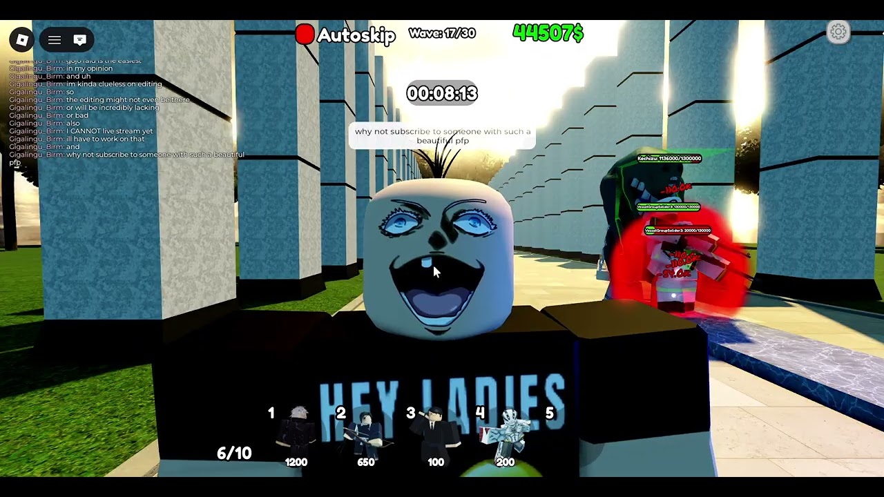 STD Gojo raid playthrough!