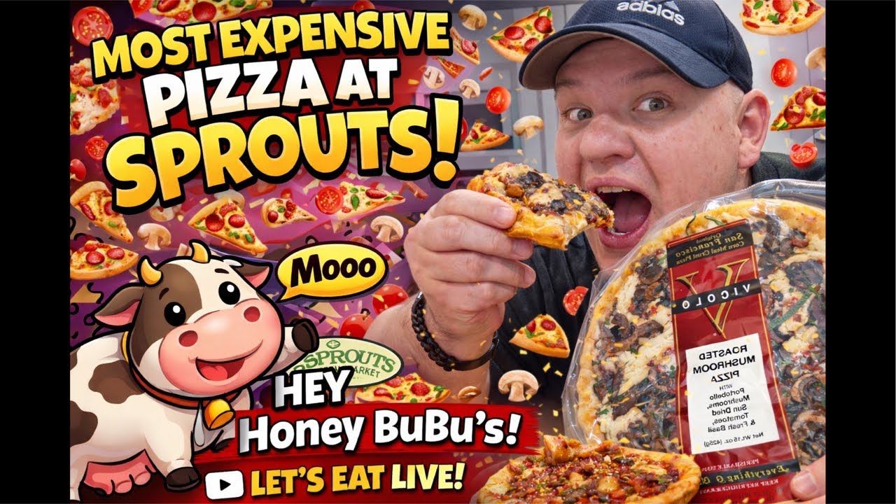 MOST EXPENSIVE MUSHROOM PIZZA I FOUND AT SPROUTS🍄‍🟫