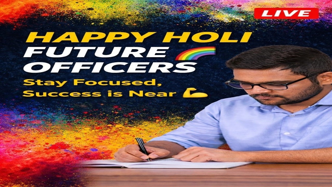 Holi 2026 Special 🎨 | Message for All Competitive Aspirants #upsc #bssc #ssc #rrb #motivation