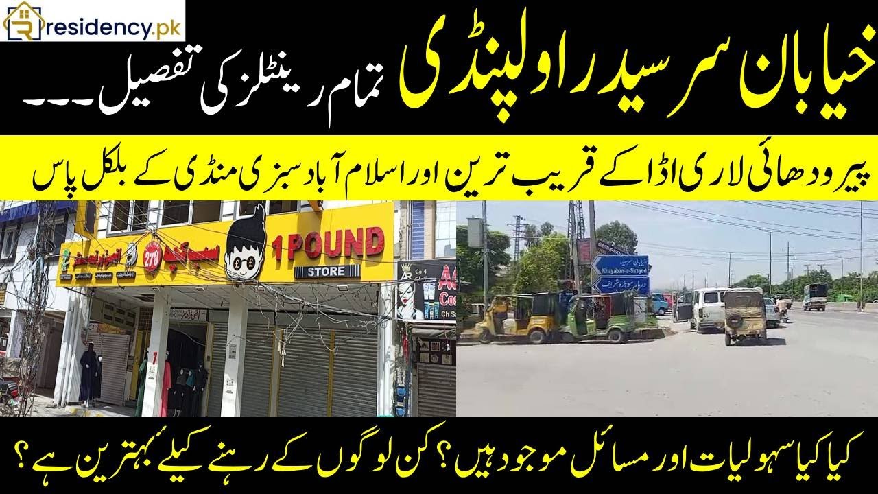 Khayaban Sir Syed Rawalpindi | Property Choices and Rents | Commercial Facilities and Issues