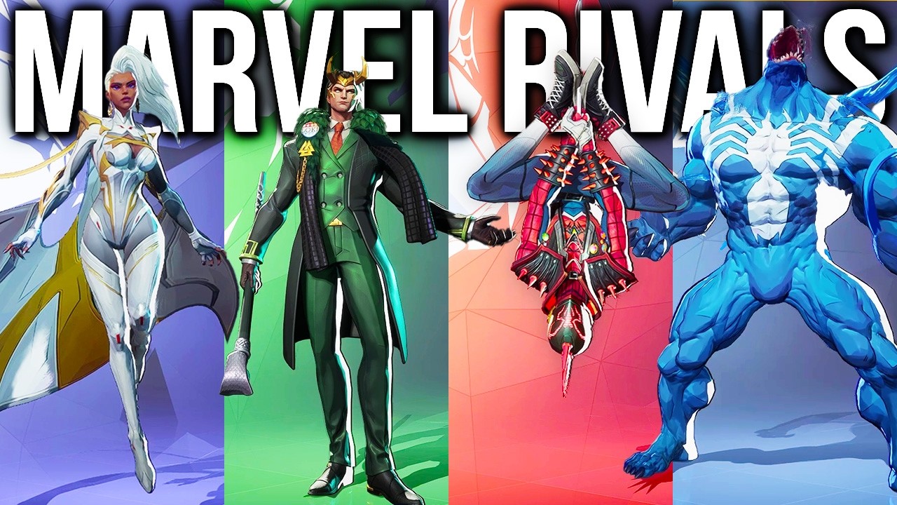 Marvel Rivals - All 21 Characters & Skins Showcase (Closed Beta Gameplay)