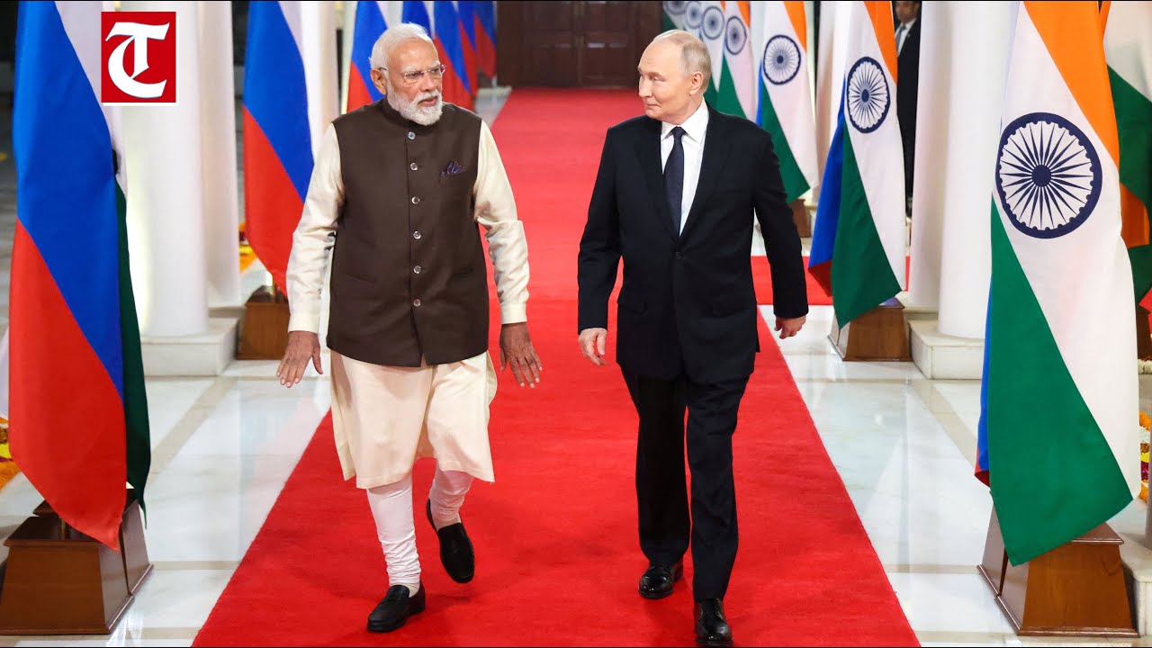 LIVE: PM Modi at ceremonial reception of Russian President Putin at Rashtrapati Bhavan