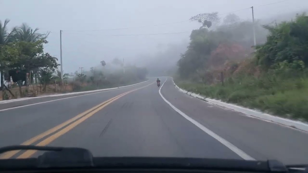 NEBLINA NA BR 101 VIAGEM DE CARRO SÃO PAULO AO NORDESTE 2023