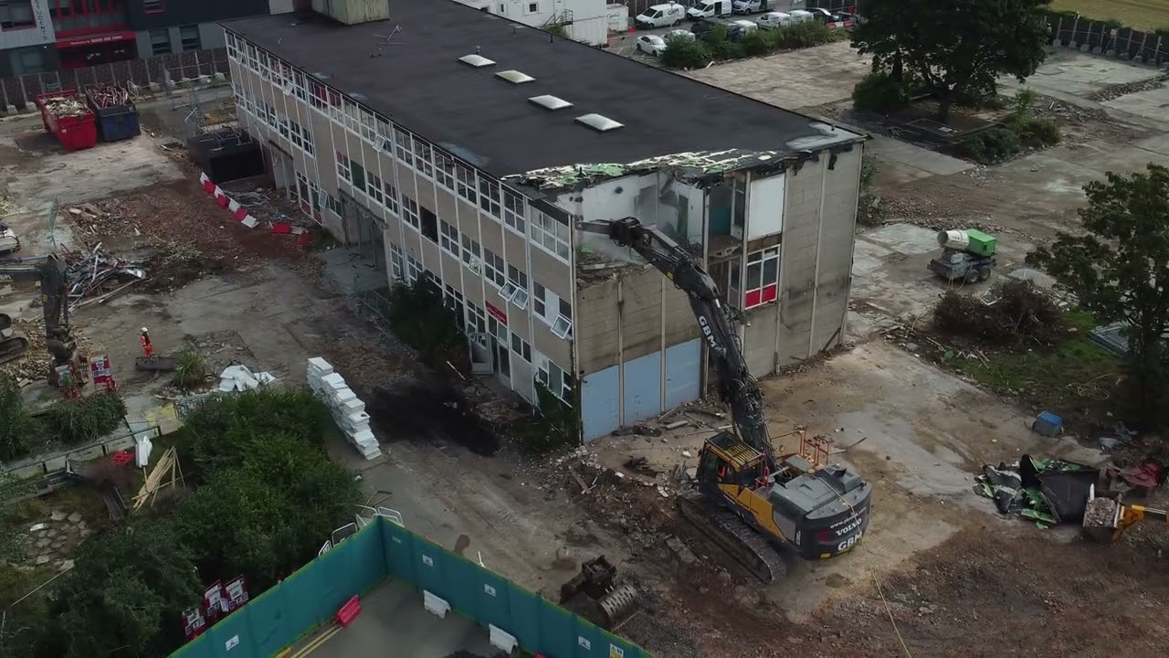 Kineton High School Demolished