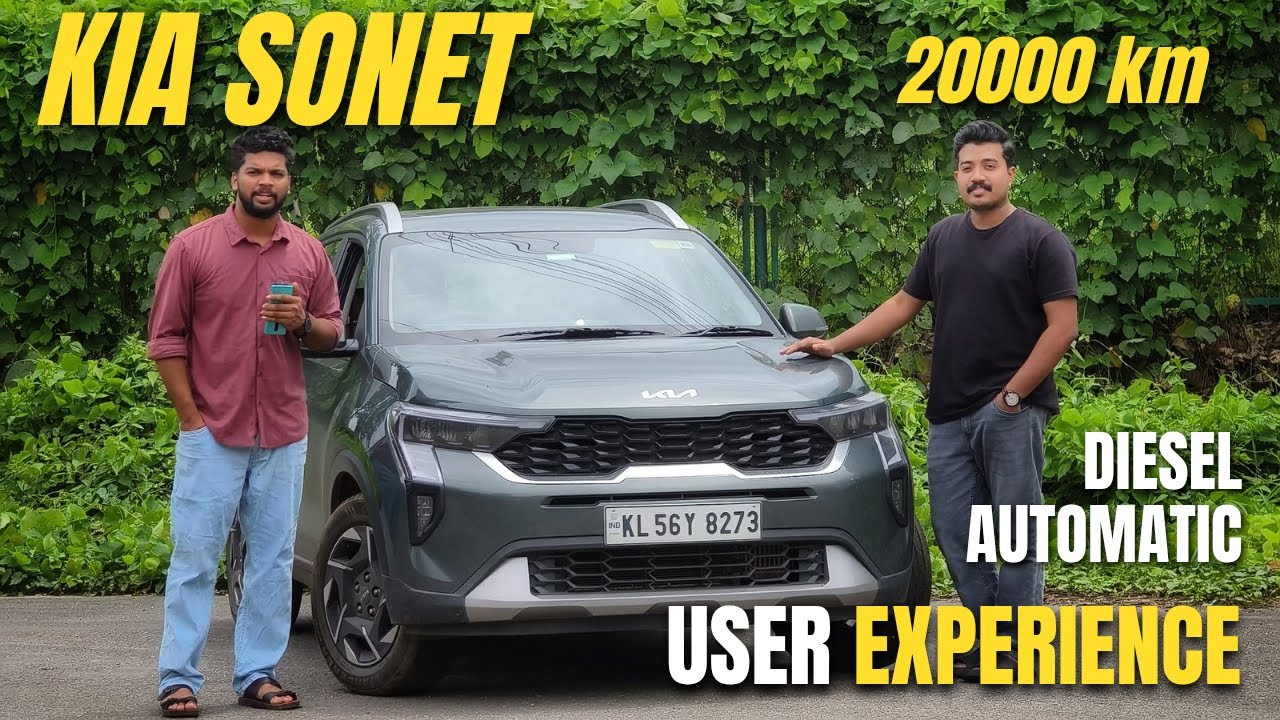 2025 KIA SONET Diesel Automatic | HTX | 20000 KM | User Experience review | Malayalam