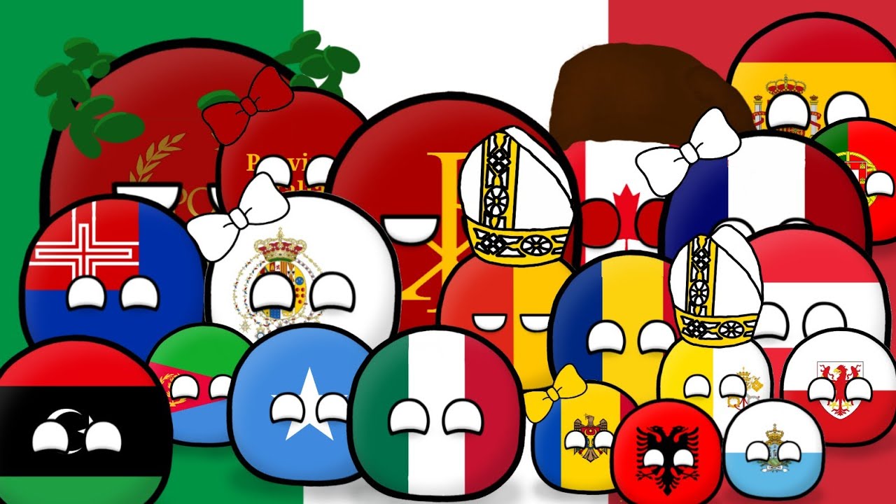 Countryballs - Family of Italy