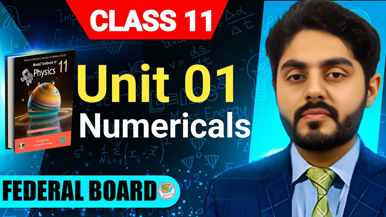 Numericals unit 1 class 11 physics nbf |  NBF | National book foundation | Numerical problems unit 1
