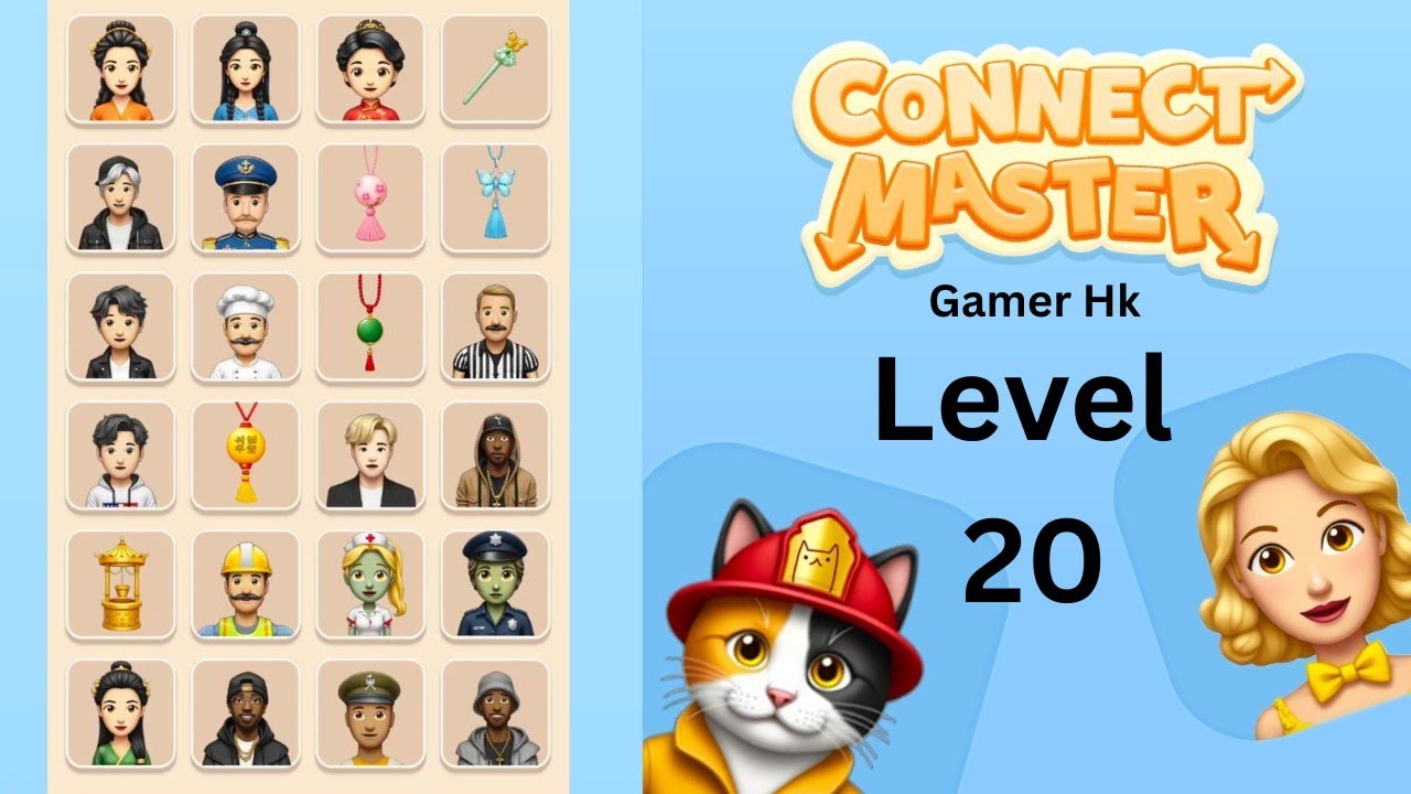 Connect Master level 20 hard level Walkthrough Solution 
